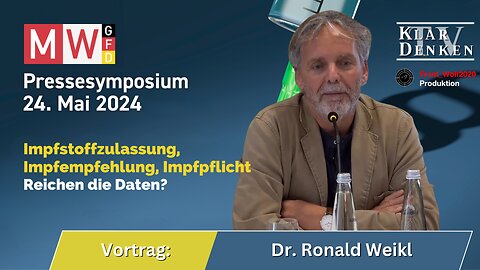 🔵⚡️Rede Dr. Ronald Weikl beim MWGFD Pressesymposium am 24.05.2024