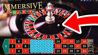 INSANE HIGHROLLER BETS ON IMMERSIVE ROULETTE!