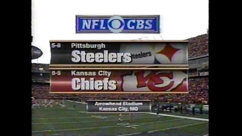 1999-12-18 Pittsburgh Steelers vs Kansas City Chiefs