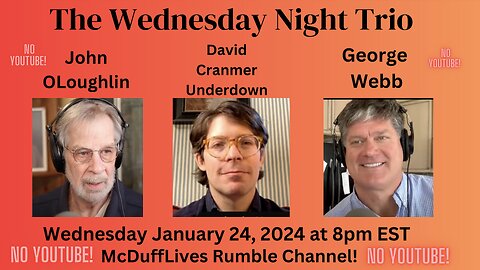 The Wedesday Night Trio, with George Webb, David Cranmer Underdown, and McDuff 012424