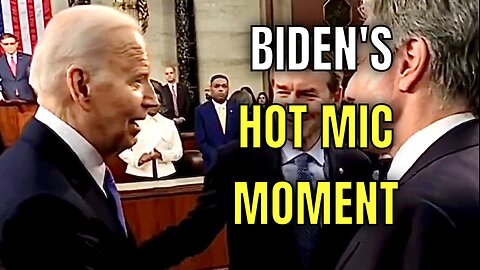 Joe Biden CAUGHT on HOT MIC last night! 🔥🎤
