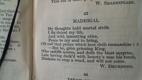 Madrigal - W. Drummond