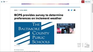 BCPS provides survey to determine preferences on inclement weather