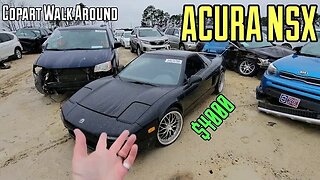 Copart Walk Around Acura NSX Dirt Cheap, Pontiac G8, Porsche and more