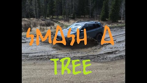 UglyJeepGuy - Mint Lifted Cherokee Trailhawk Smashes a Tree