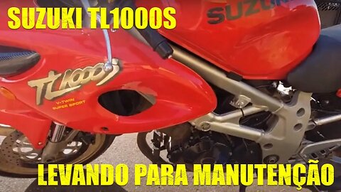 Levando a TL1000 na Manutenção - Um pouco da Oficina do Pepe em Campinas - R1 2001 a venda e mais...