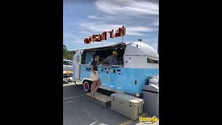 2020 7' x 16' Retro Camper Style Trailer | Vintage Style Kitchen Food Trailer for Sale