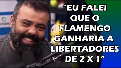 IGOR FICA SEM GRAÇA COM O FLAMENGO AO VIVO NO FLOW SPORT CLUB