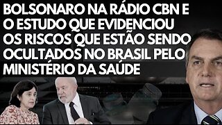 Governo brasileiro DESMENTIDO por estudo internacional e a entrevista de Bolsonaro à CBN