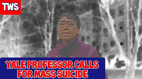 Absolutely INSANE Yale Professor Calls For Mass Suicide