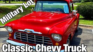 Classic Chevy Show Truck, Military Sale Lot, New Cameras