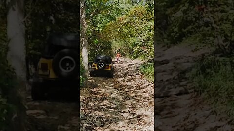 Trailhead to Cougars crossing #shorts #jeep #4x4 #jeepbadgeofhonor #jeepwrangler #offroad #trail