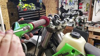 The KX250 offroad build continues...