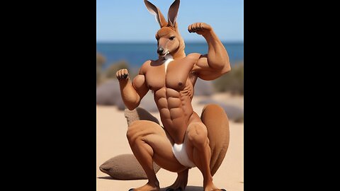 Bodybuilder 💪💪🔥🔥😂😂😱😱Kangaroo unbelievable##funny #wow#