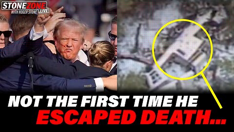 This was not the first time Donald Trump narrowly ESCAPED DEATH... | StoneZONE Clip