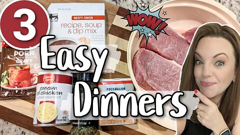 3 EASY & DELICIOUS MEALS FOR YOUR FAMILY! | WINNER DINNERS NO. 140
