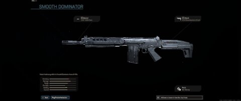 Call of Duty Modern Warfare FAL Smooth Dominator Blueprint