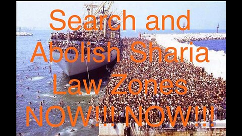 Search and Abolish every “Sharia Law Zone” out of America now!