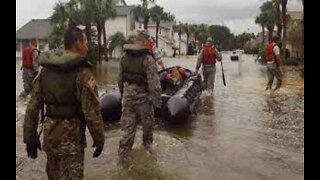 Military Topples FEMA Outpost in Florida