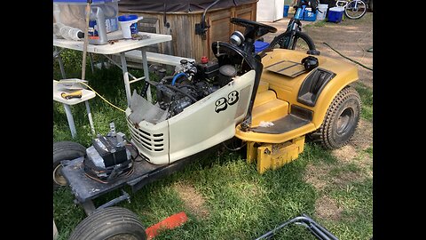 My Drz 400 lawn mower