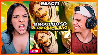 Rap do Escanor (Nanatsu no Taizai) - ORGULHOSO COMO UM LEÃO | NERD HITS | [React Rap Nerd] 🔥