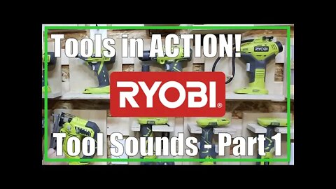 RYOBI Tool Sounds - Part 1 | #Shorts | 2021/005