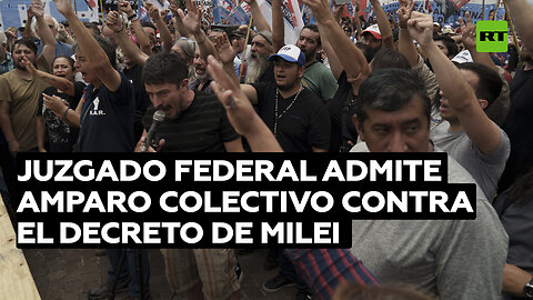 Juzgado Federal de Argentina admite amparo colectivo contra el decreto de Milei