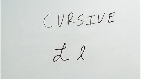 Cursive Letter L