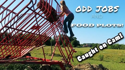 You Won't Believe What We SAW! - Farm Work and Deer Food Plots!