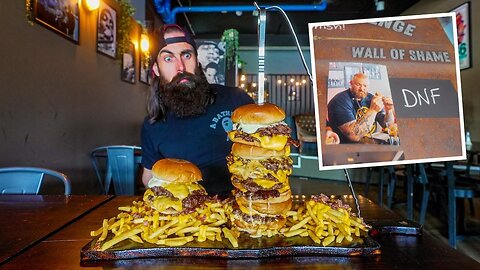 ATTEMPTING THE CHALLENGE EVEN THE WORLD'S STRONGEST MAN COULDN'T FINISH! | BeardMeatsFood