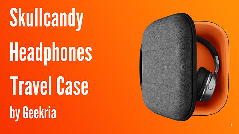 Skullcandy Over-Ear Headphones Travel Case, Hard Shell Headset Carrying Case | Geekria