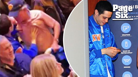 Pete Davidson shoves handsy Knicks fan at Madison Square Garden