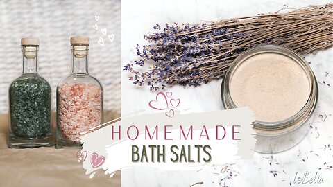 How to make cleansing and detoxifying bath salts with kaolin clay and spirulina?
