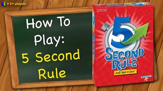 How to play 5 Second Rule