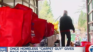Businessman who went from homelessness to success gives back
