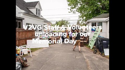 Memorial Day Yard Sale (snap shot)