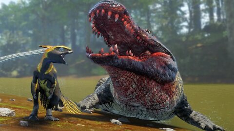 O Deinosuchus se Vingou, Trolando os Carnívoros com o Hypsilophodon - THE ISLE