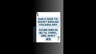 English Vocabulary Quiz #englishvocabulary #quiz #quiztime #englishgrammar