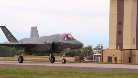 F-35 Lightning II's • Stop at Tinker Air Force Base • Oklahoma USA