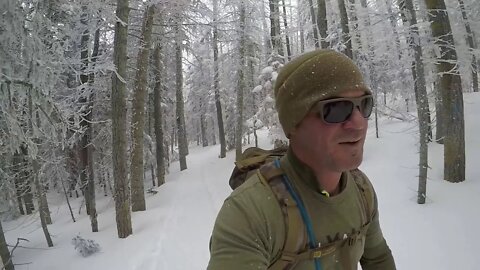 Snowshoeing Trip in Sandia Mountains above Albuquerque New Mexico. Just some clips.