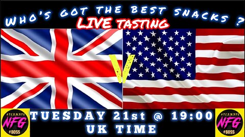 N.F.G LIVE TASTING. who's got the best snacks UK or USA ?