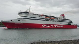 Spirit Of Tasmania Outbound Devonport Tasmania.