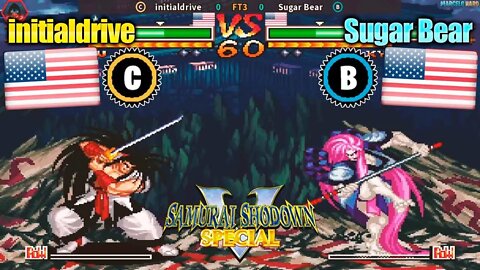 Samurai Shodown V Special (initialdrive Vs. Sugar Bear) [U.S.A. Vs. U.S.A.]