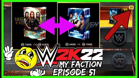 WWE 2K22: My Faction - Part 51 - SPENDING MONEY, Completing 2 Sets, & New Evolution Cards!