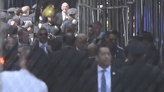 Trump Enters New York Court for Arraignment on Felony Accusations