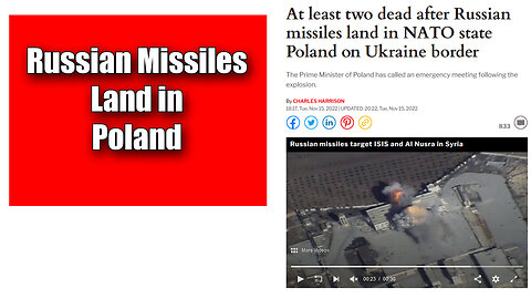BREAKING: Two Dead In Poland After Russian Missiles Land in Przewodów