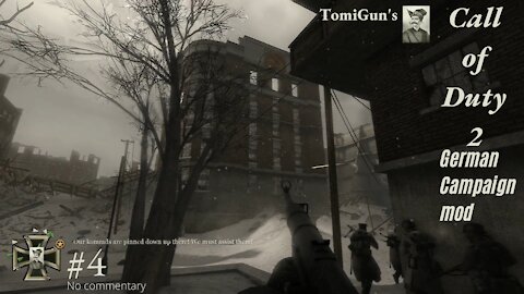 Call of Duty 2 - German Campaign mod series Part 4: Downtown Assault (max difficulty)