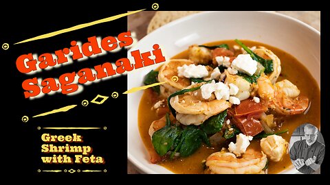 Garides Saganaki - Greek Shrimp with Feta and Tomatoes | Chef Terry