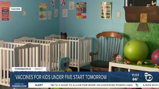 Vaccines for kids under five start Tuesday