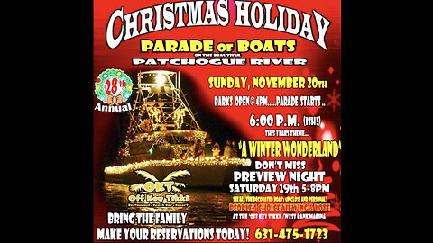 Christmas boat parade Patchogue,NY🚤🎅🏼🇺🇸